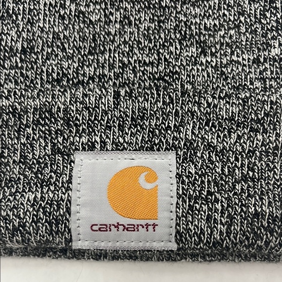 Carhartt Black and White Knit Beanie - Picture 2 of 4